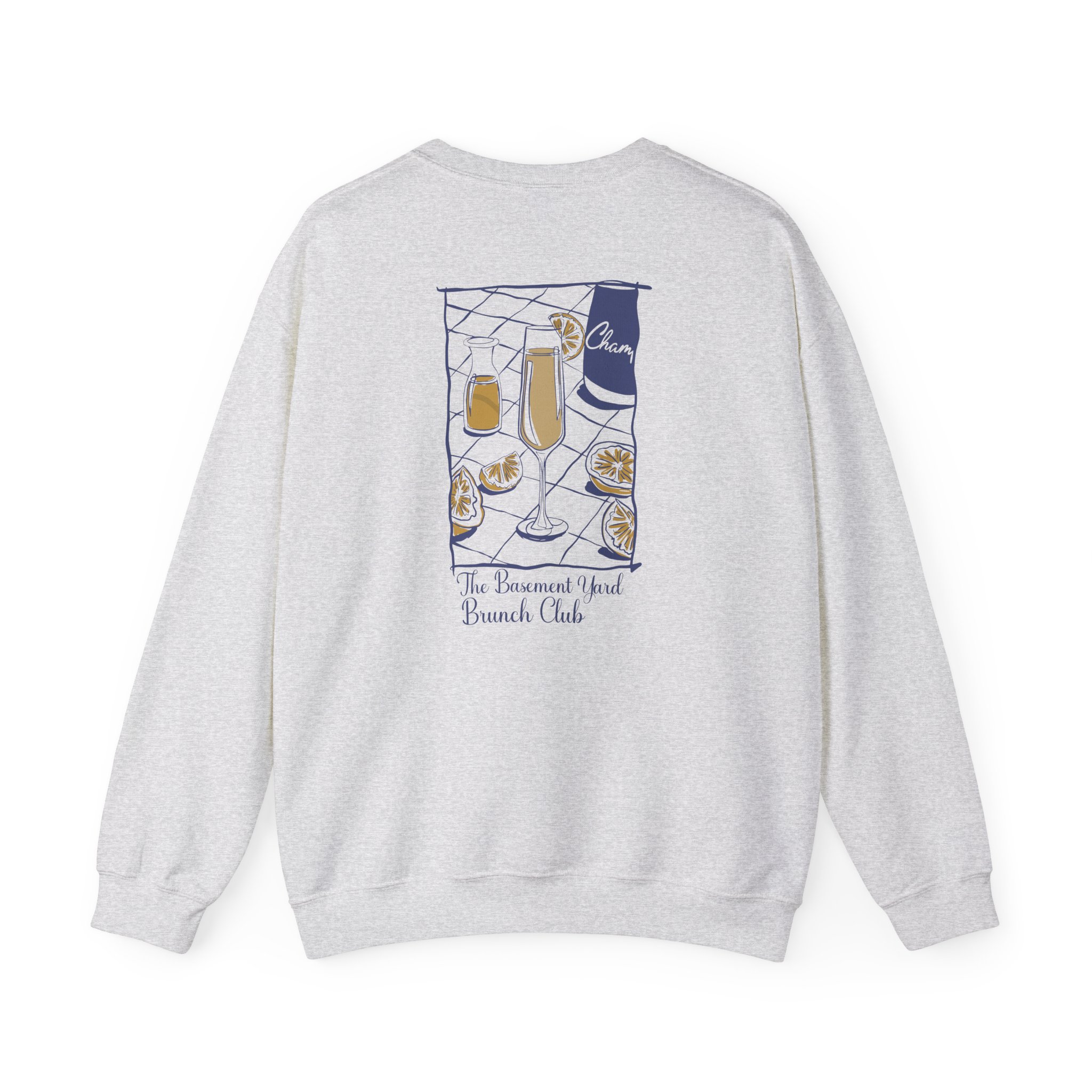 Basement Yard Brunch Club Diner Unisex Heavy Blendâ„¢ Crewneck Sweatshirt
