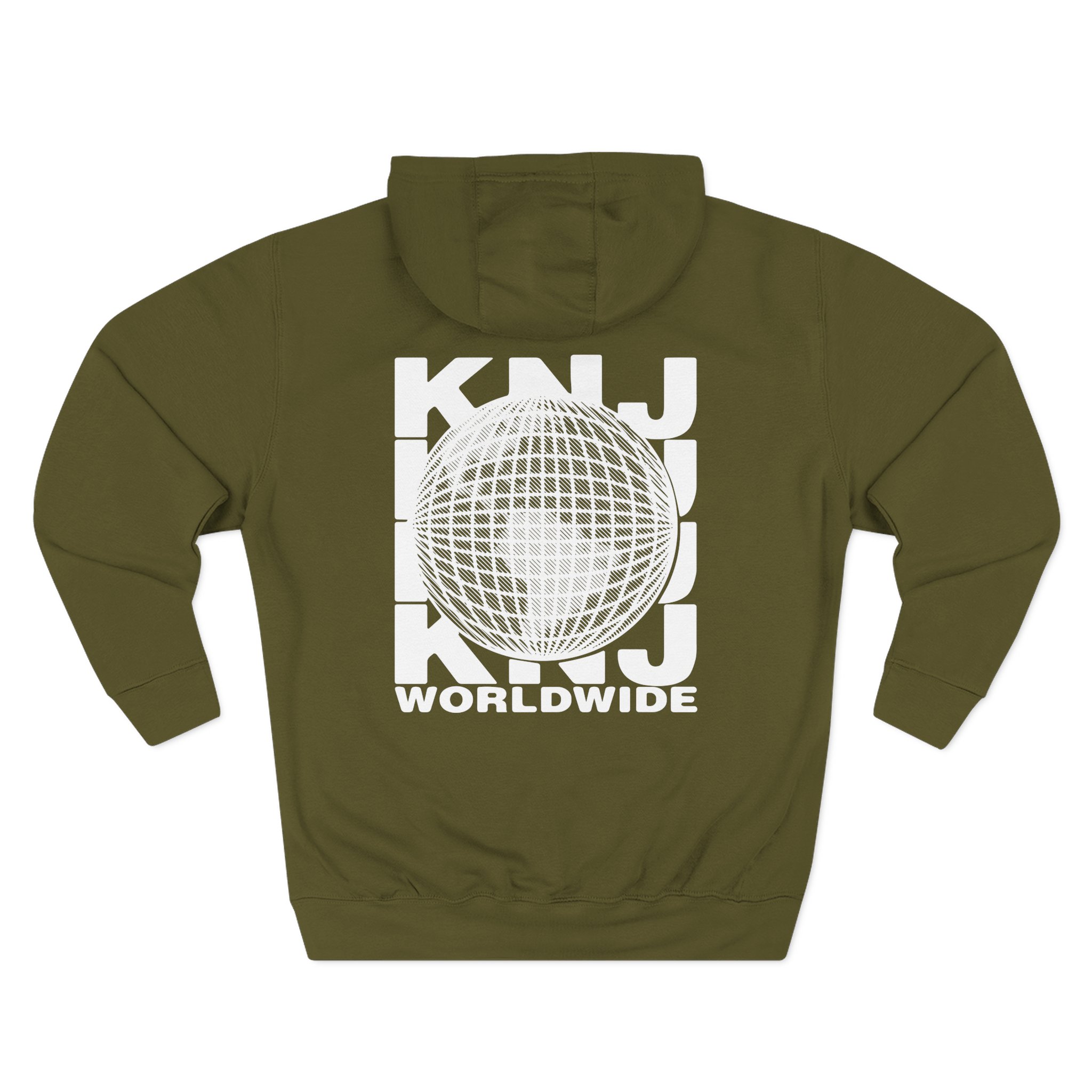 KNJ Worldwide Three-Panel Fleece Hoodie