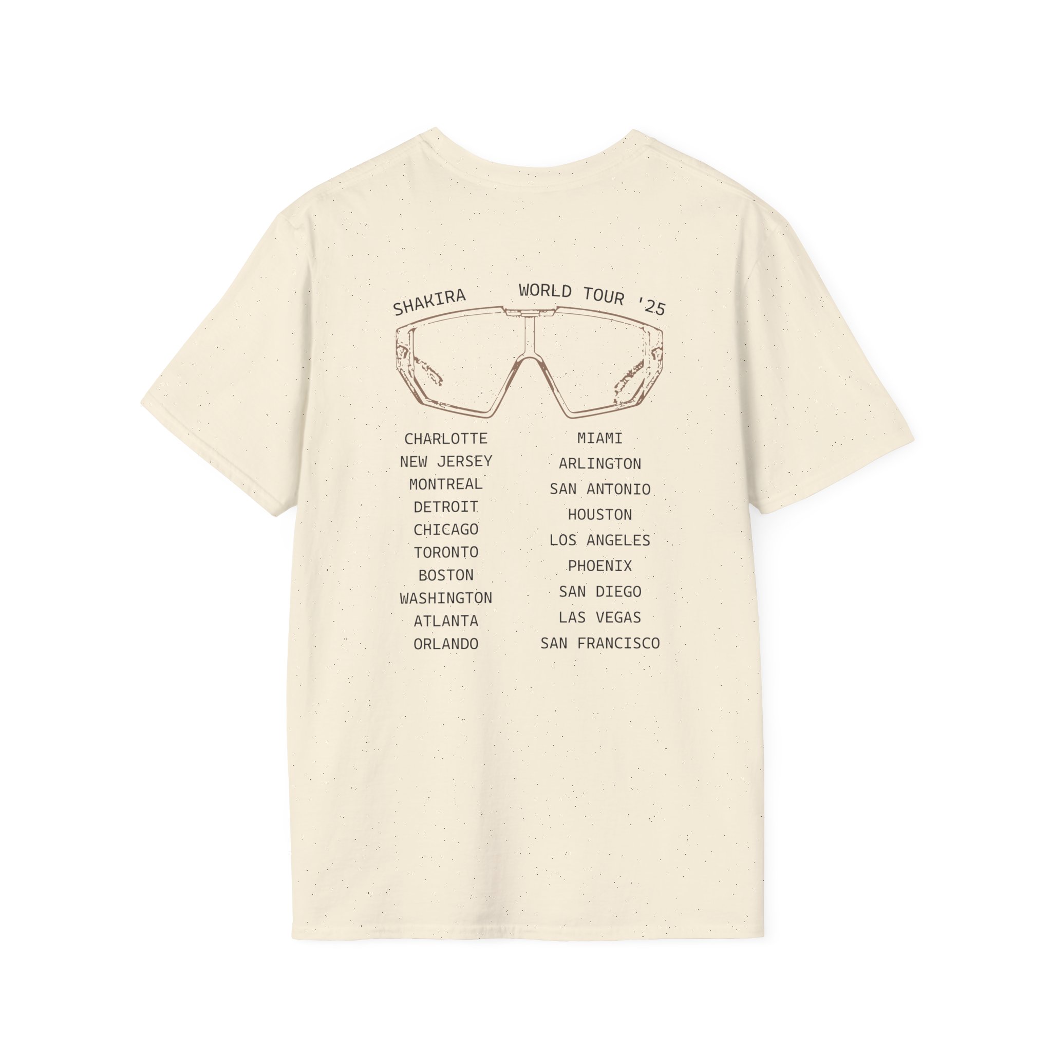 Shakira Sunglasses Unisex Softstyle T-Shirt