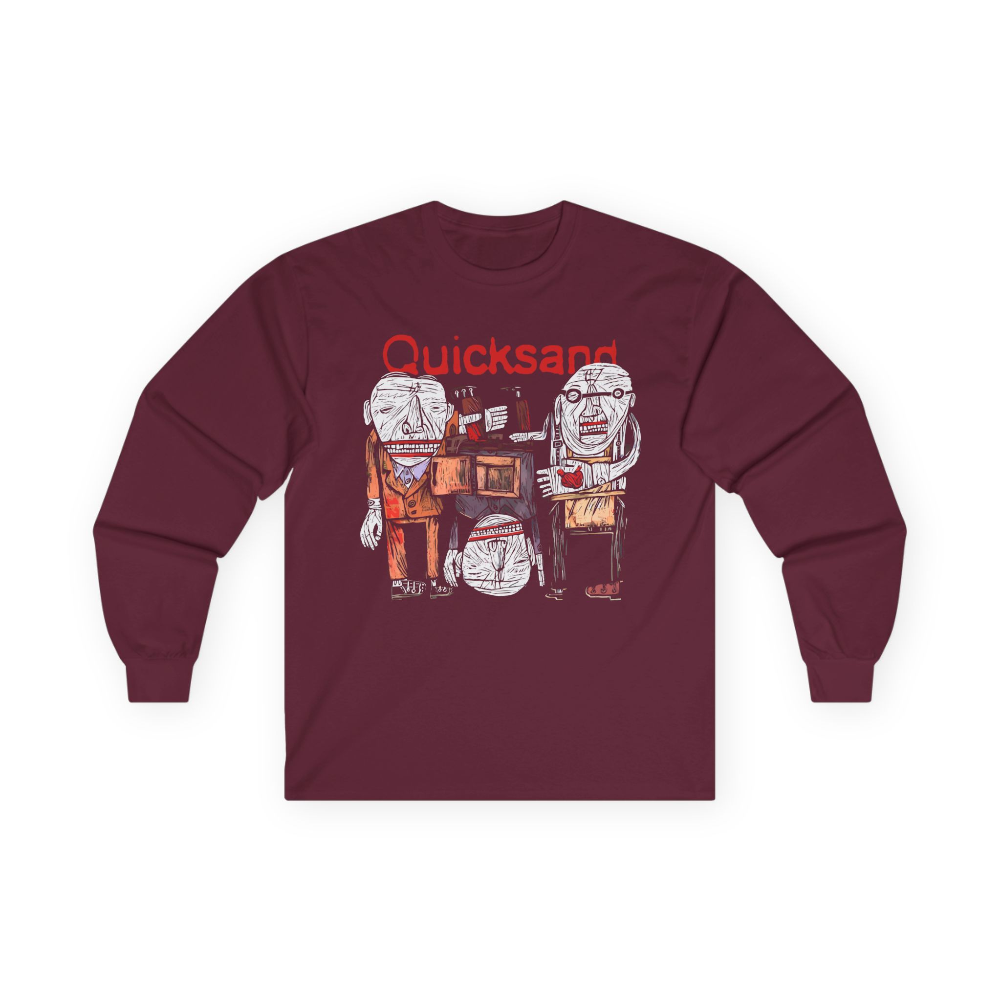 Quicksand Manic Compression Unisex Ultra Cotton Long Sleeve Tee