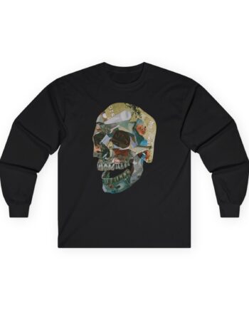 Hot Water Music Album Collage Skull Unisex Ultra Cotton Long Sleeve Tee