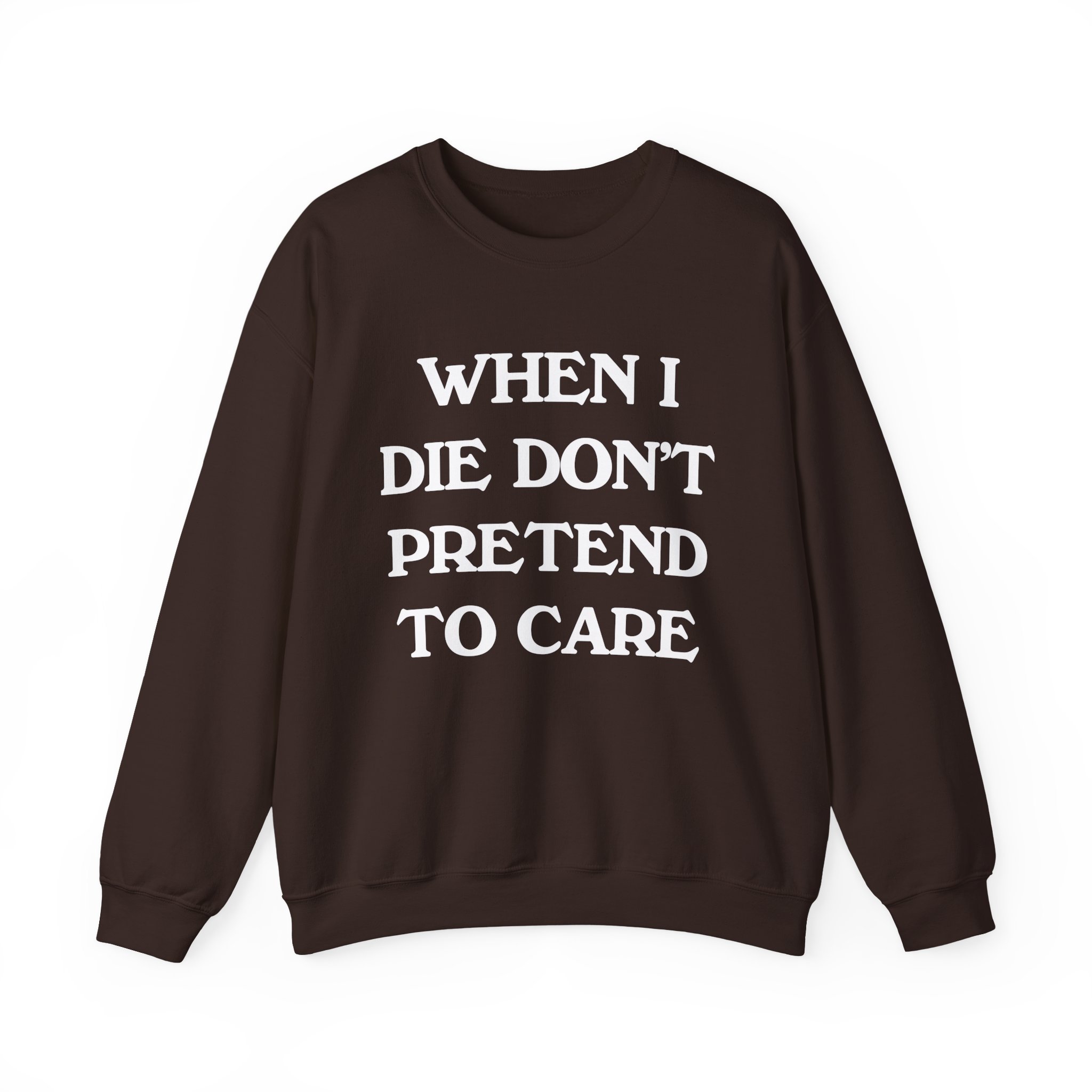 Tierra Whack When I Die Don't Pretend to Care Unisex Heavy Blendâ„¢ Crewneck Sweatshirt