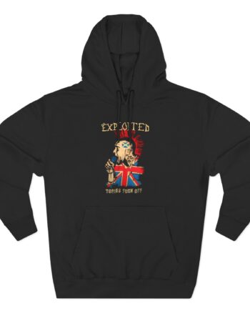 The Exploited Fuck Tories Three-Panel Fleece Hoodie