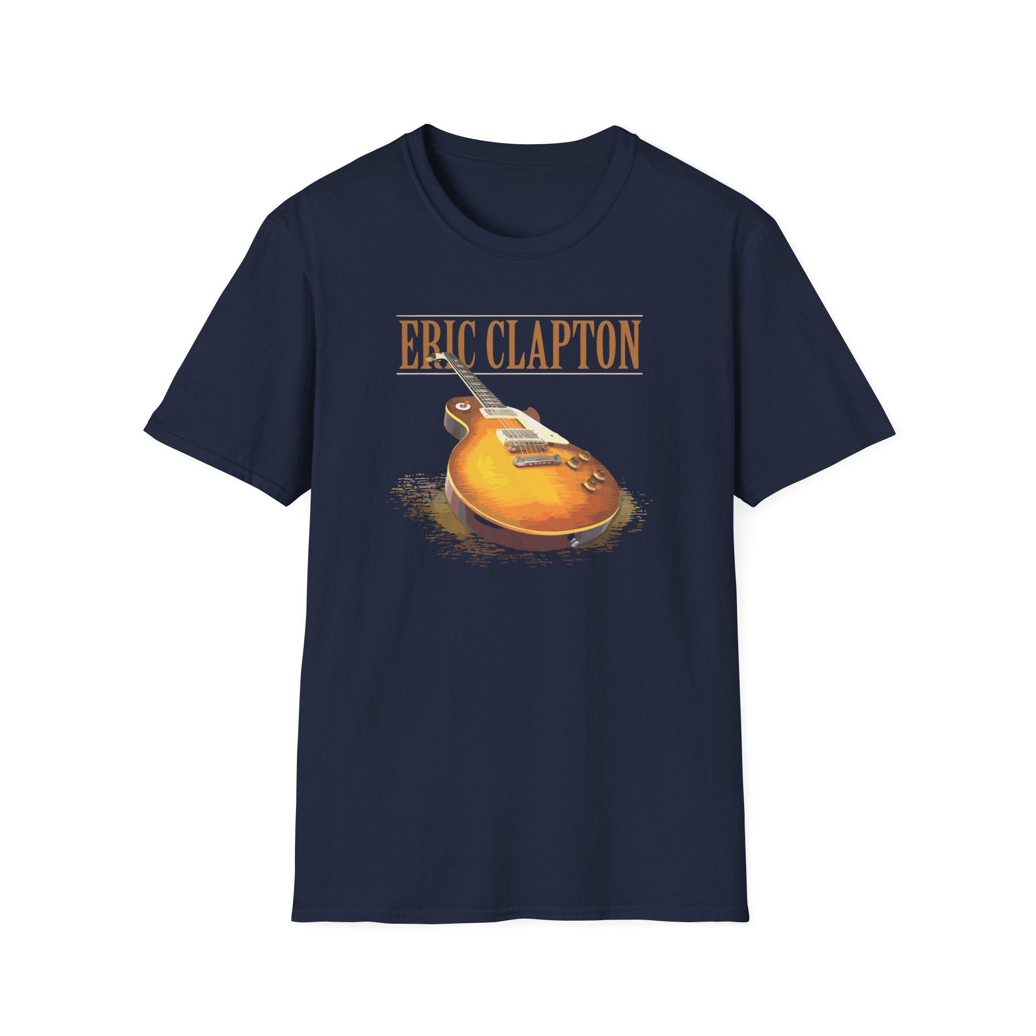 Eric Clapton 3d Guitar Unisex Softstyle T-Shirt