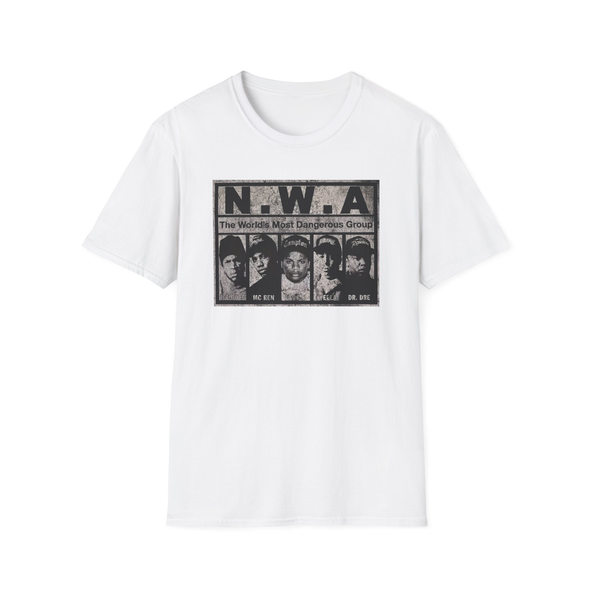 NWA The World's Most Dangerous Group Unisex Softstyle T-Shirt