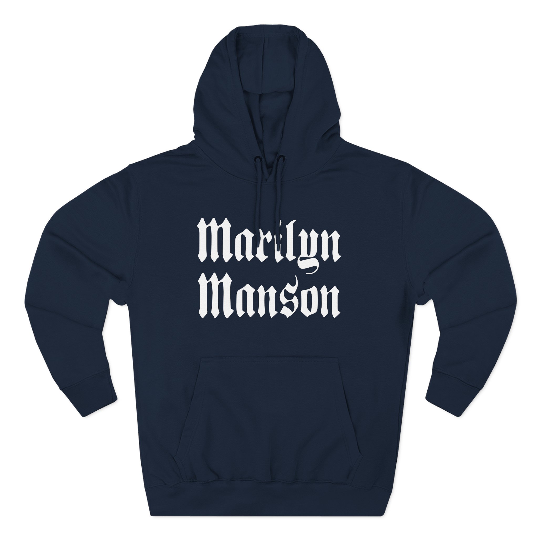 Marilyn Manson Goth Logo Three-Panel Fleece Hoodie