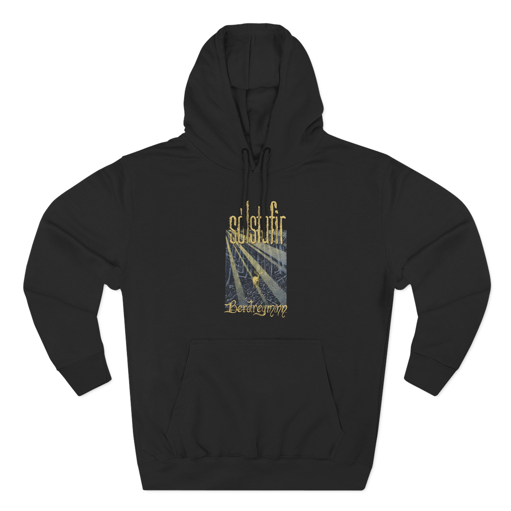 Solstafir Berdreyminn Three-Panel Fleece Hoodie