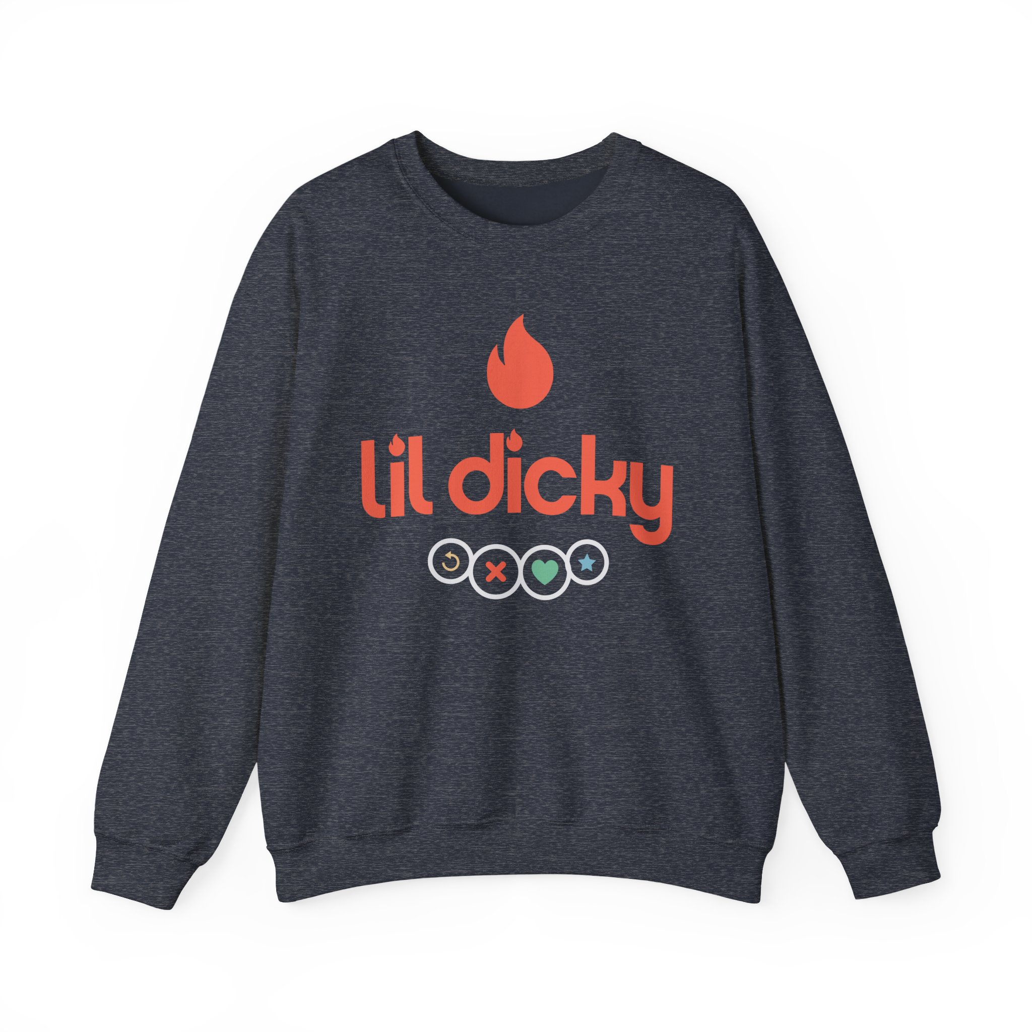 Lil Dicky Swipe Right Unisex Heavy Blendâ„¢ Crewneck Sweatshirt