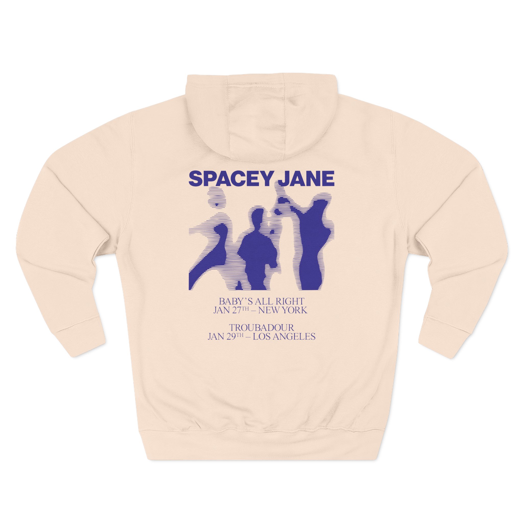 Spacey Jane Us Underplay Tour Three-Panel Fleece Hoodie