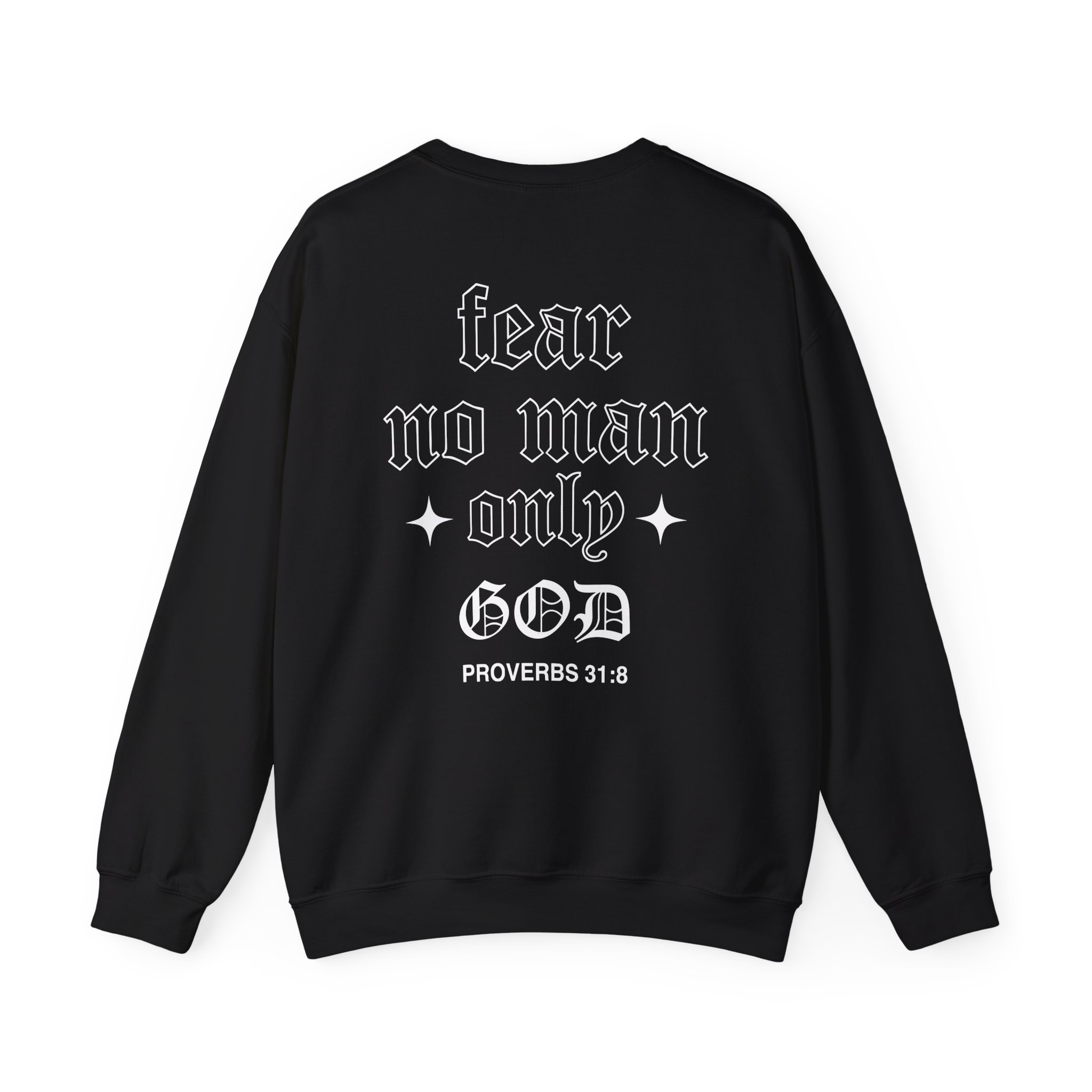 Ryan Garcia Fear No Man Only God Unisex Heavy Blendâ„¢ Crewneck Sweatshirt