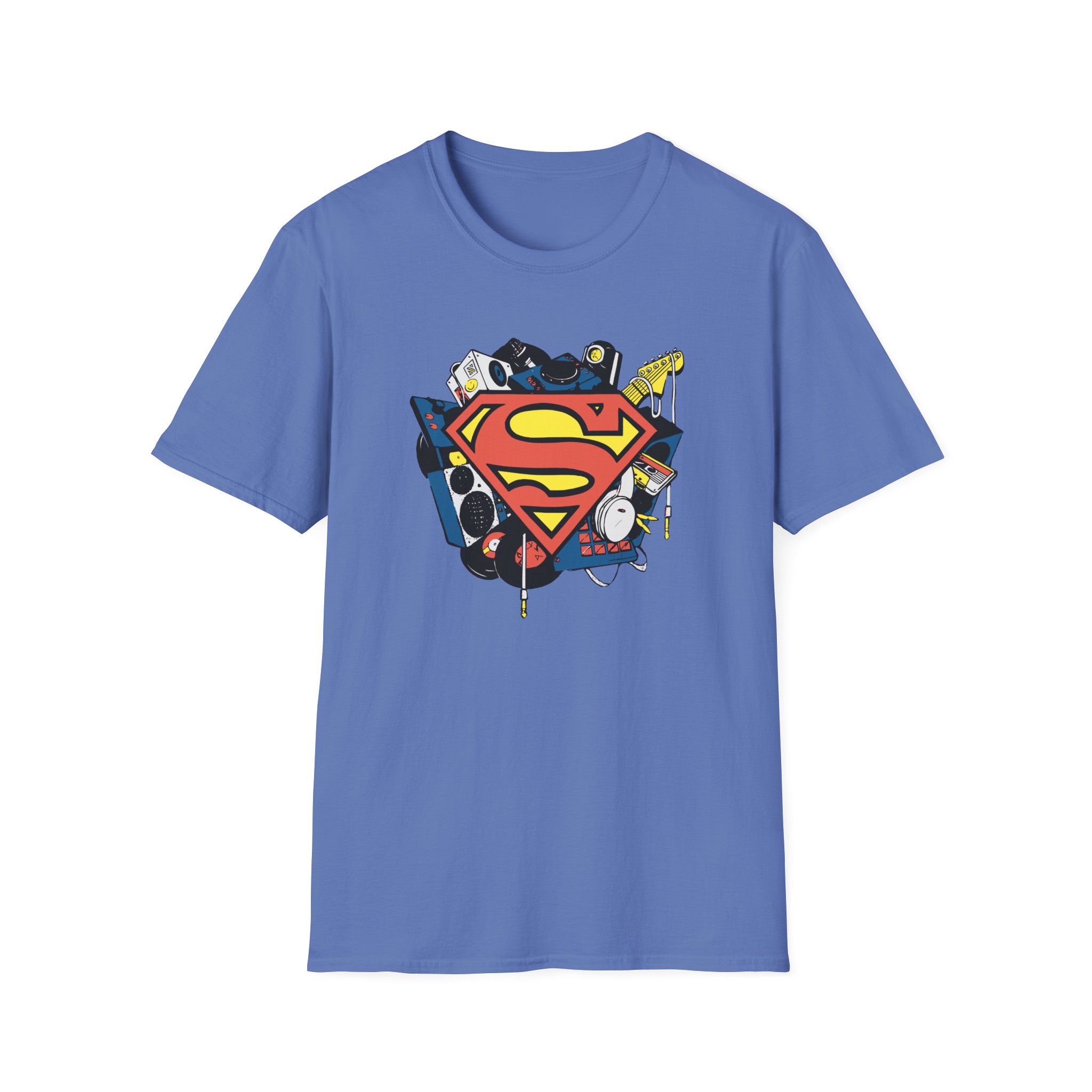Kaskade X Superman Musician Unisex Softstyle T-Shirt