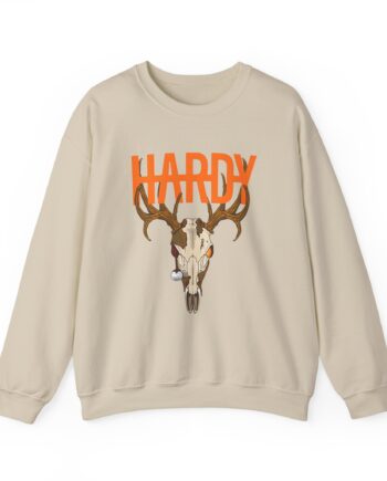 Hardy Deer Skull Unisex Heavy Blend™ Crewneck Sweatshirt
