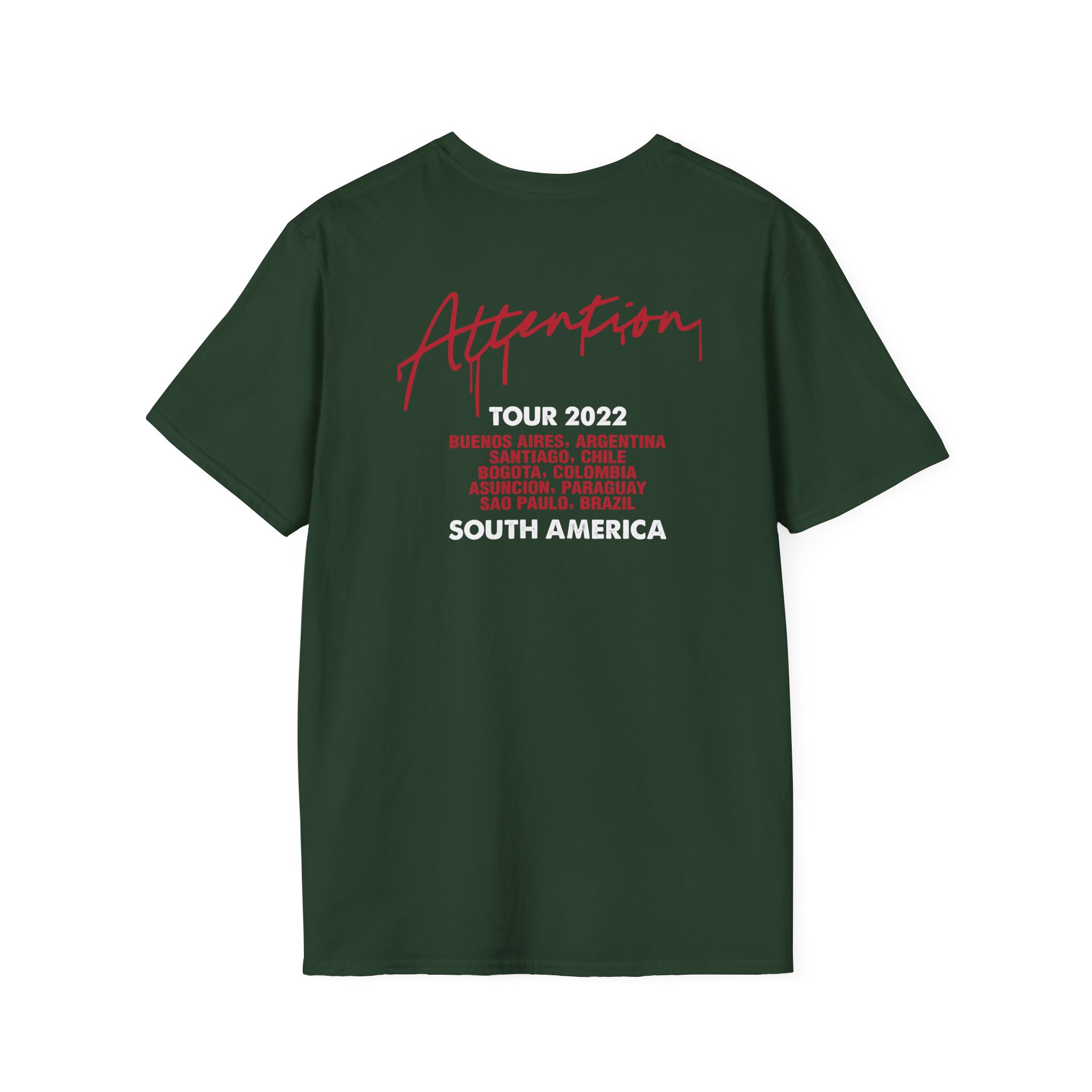 Miley Cyrus Serving Face South America Tour Unisex Softstyle T-Shirt
