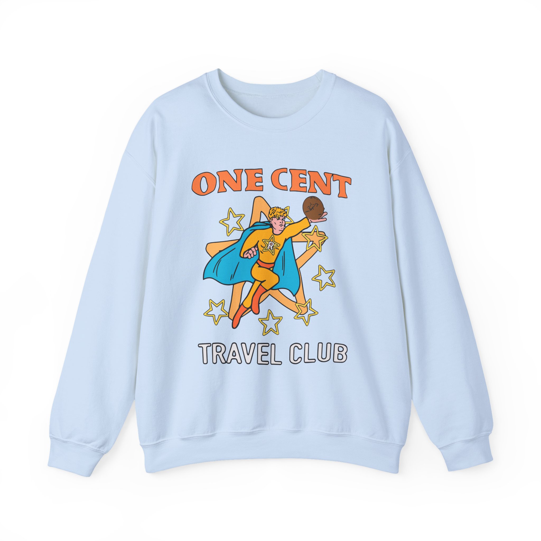 Ryan Trahan One Cent Adventure Awaits Travel Club Unisex Heavy Blendâ„¢ Crewneck Sweatshirt