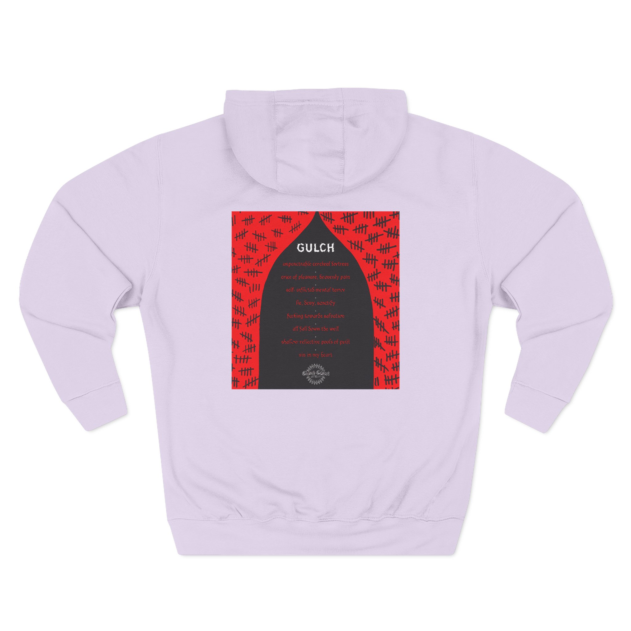 Gulch - Impenetrable Cerebral Fortress Three-Panel Fleece Hoodie