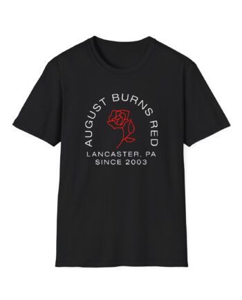 August Burns Red Rose Unisex Softstyle T-Shirt