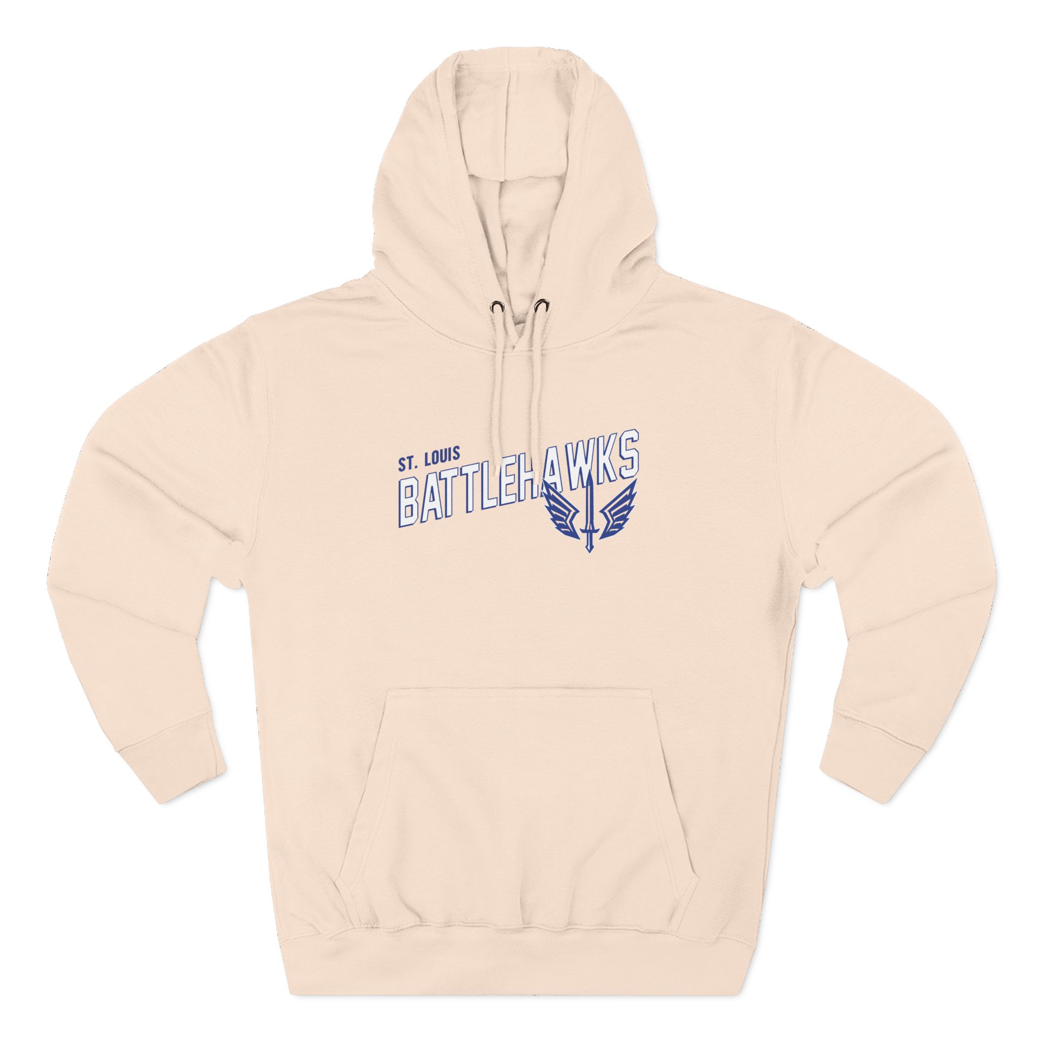 St. Louis Battlehawks 108 Stitches Tarc Merman Three-Panel Fleece Hoodie
