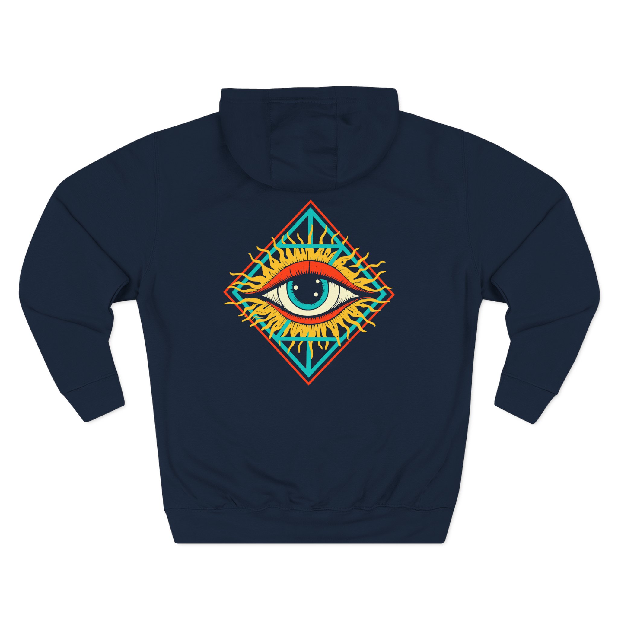 Zingara Diamond Eye Three-Panel Fleece Hoodie