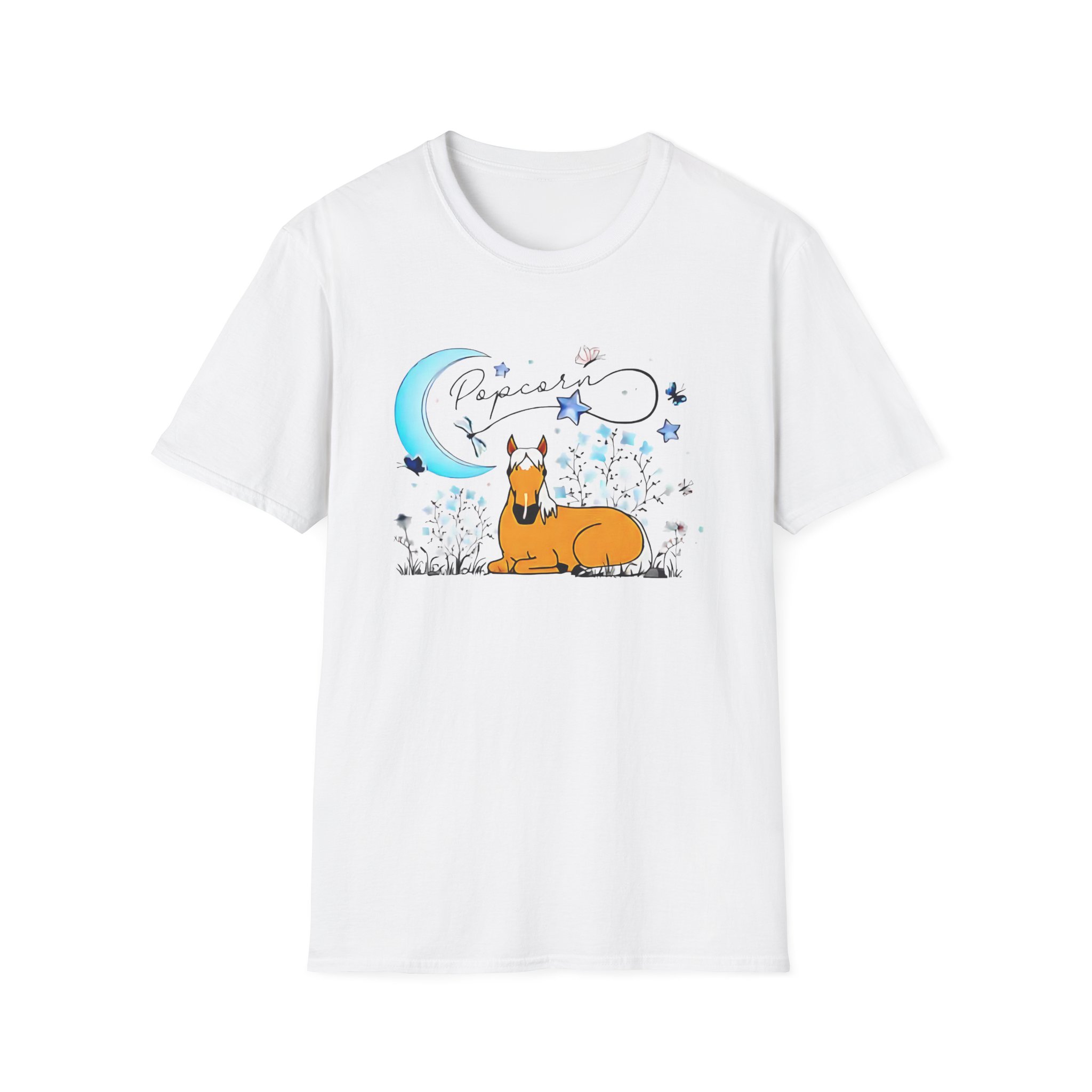 Harlow and Popcorn Unisex Softstyle T-Shirt