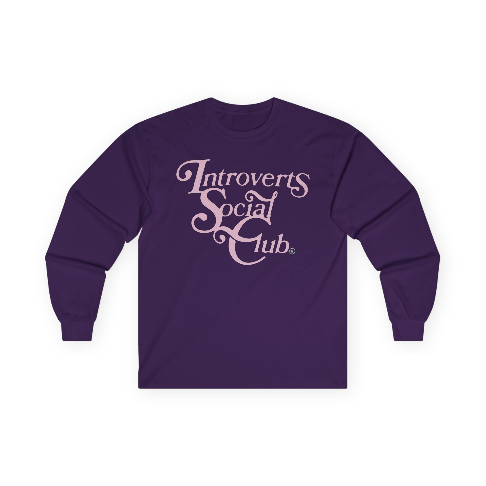 Kallmekris Introverts Social Club Unisex Ultra Cotton Long Sleeve Tee
