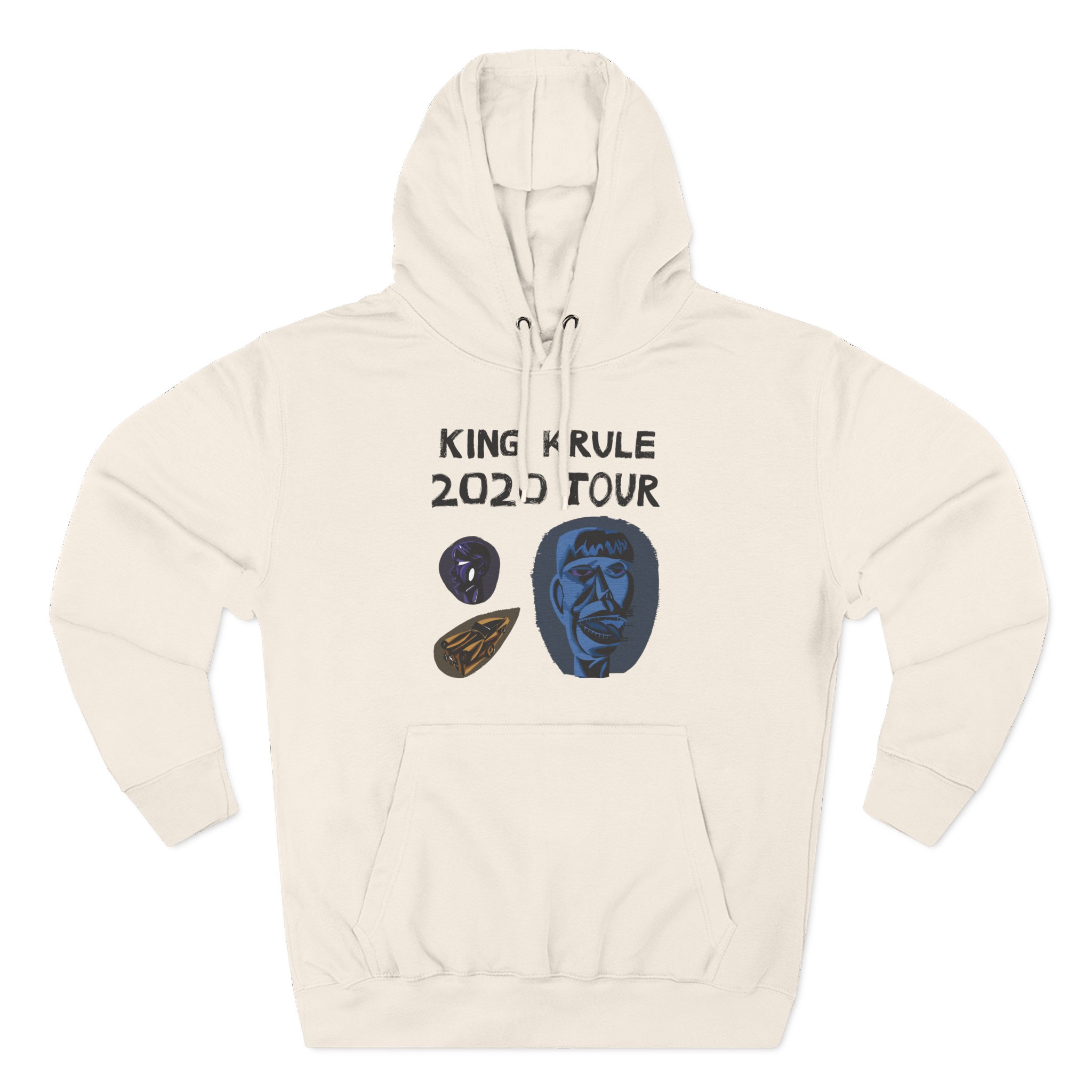 King Krule King Krule Tour Uk Europe Three-Panel Fleece Hoodie