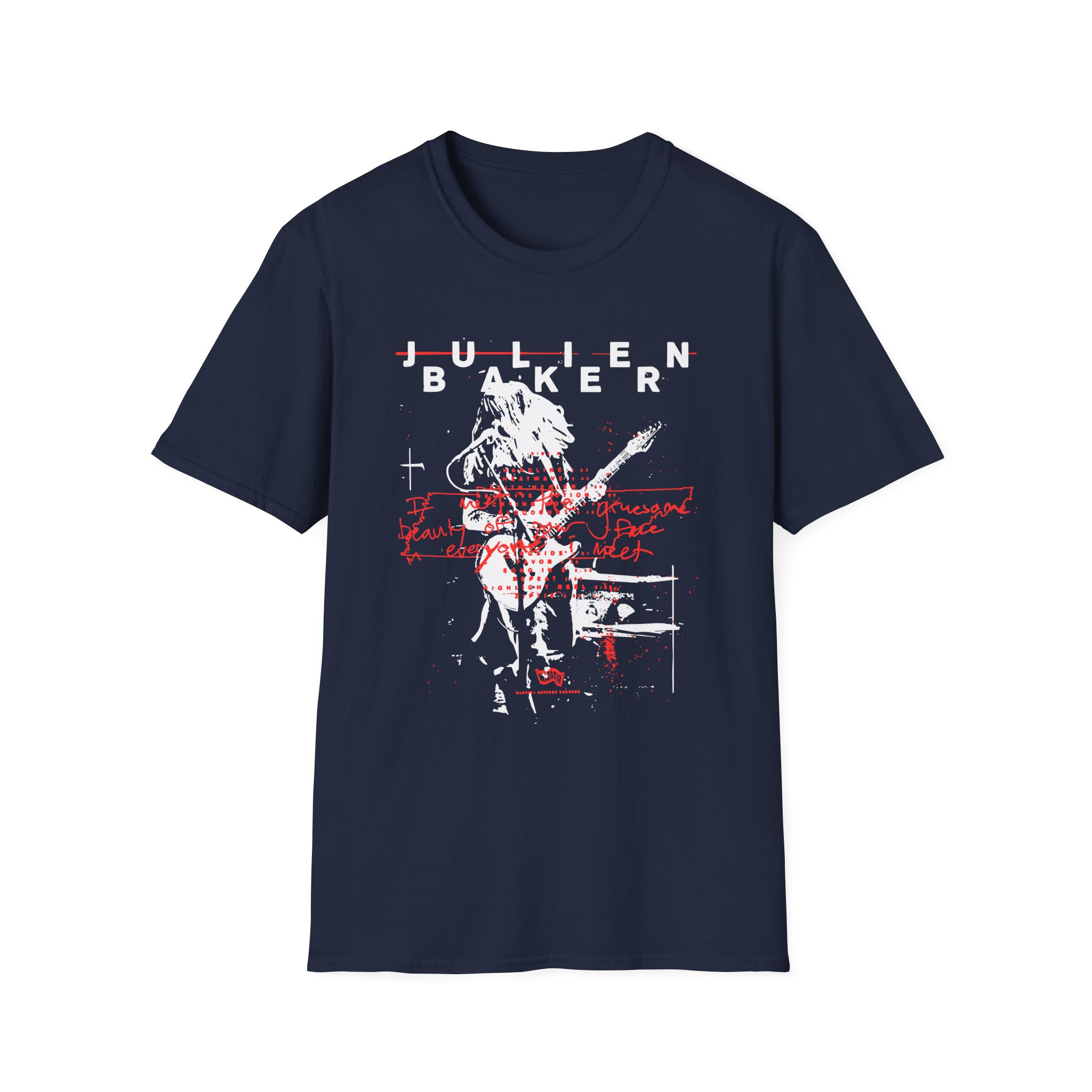 Julien Baker Live Flier Unisex Softstyle T-Shirt