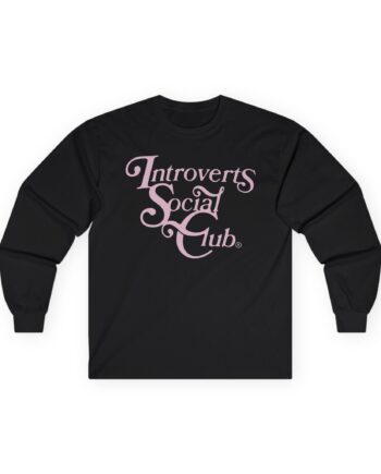 Kallmekris Introverts Social Club Unisex Ultra Cotton Long Sleeve Tee