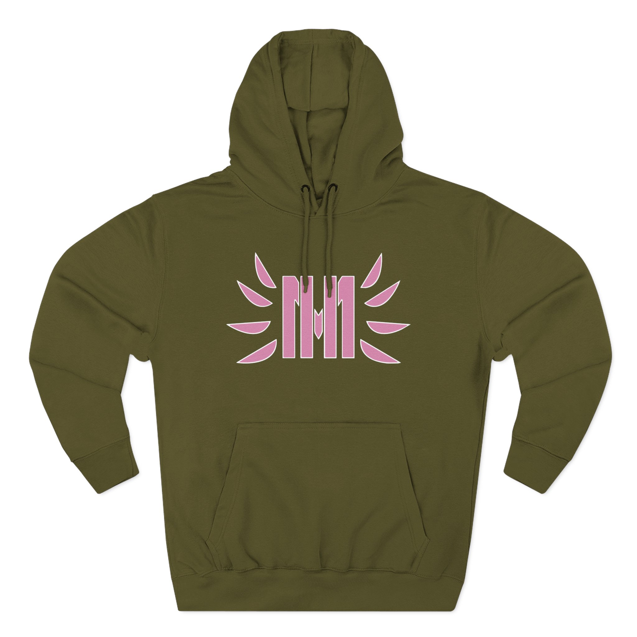 Heelmike Three-Panel Fleece Hoodie