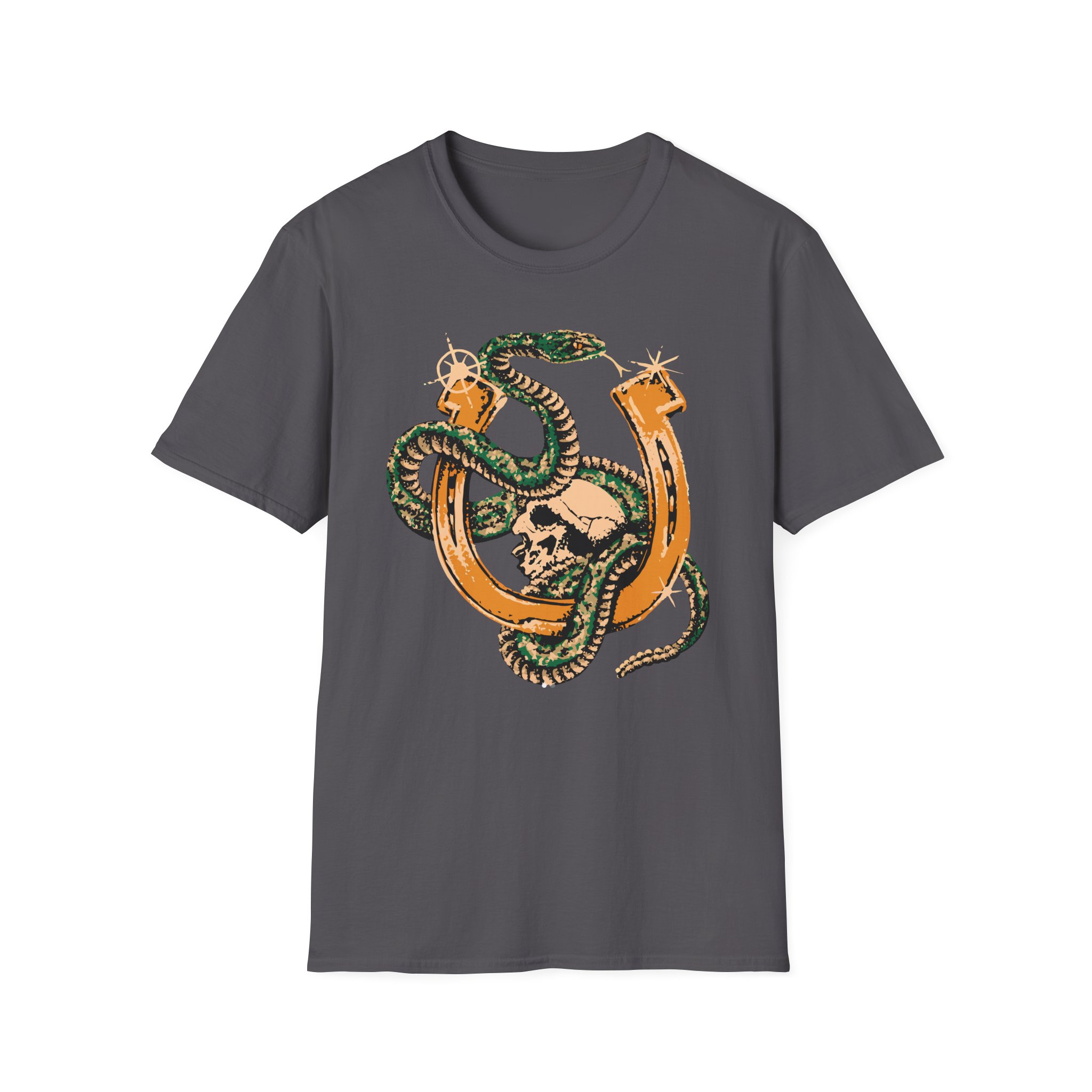 ZZ Top Snake Skull Unisex Softstyle T-Shirt