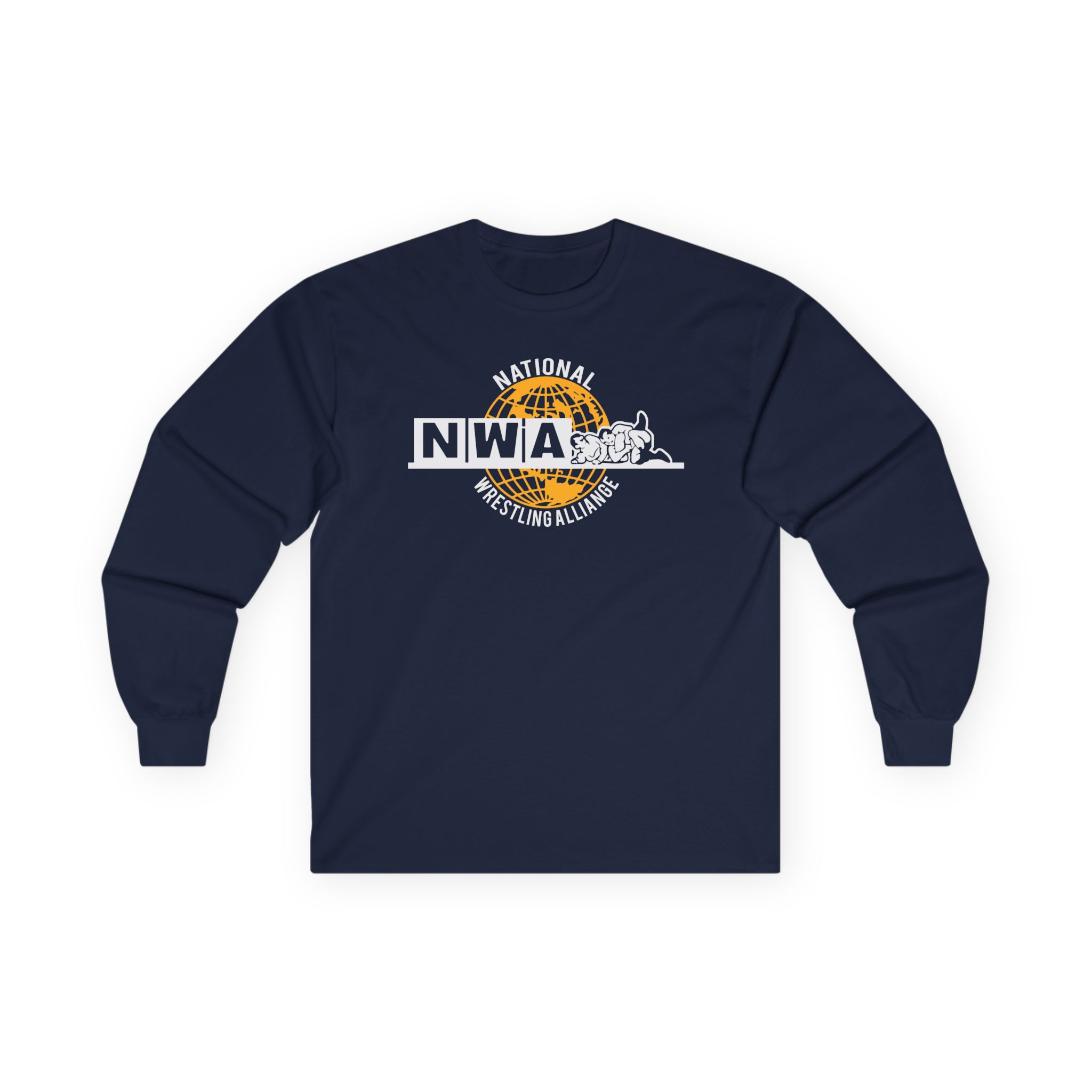 NWA National Wrestling Alliance Unisex Ultra Cotton Long Sleeve Tee