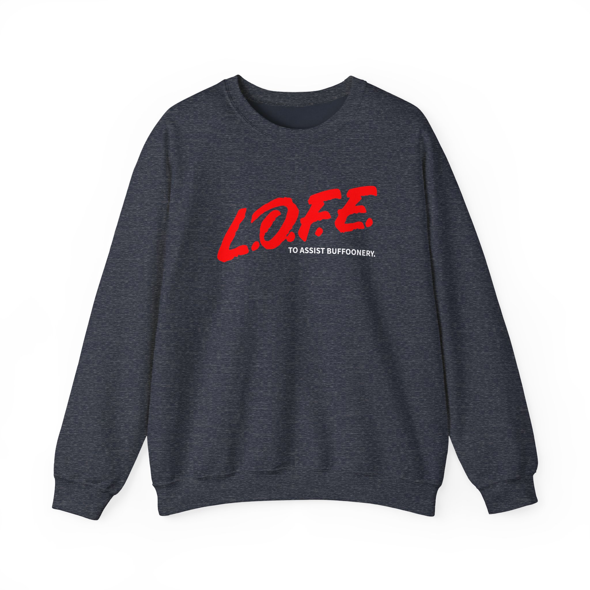Lofe to Assist Buffoonery Unisex Heavy Blendâ„¢ Crewneck Sweatshirt