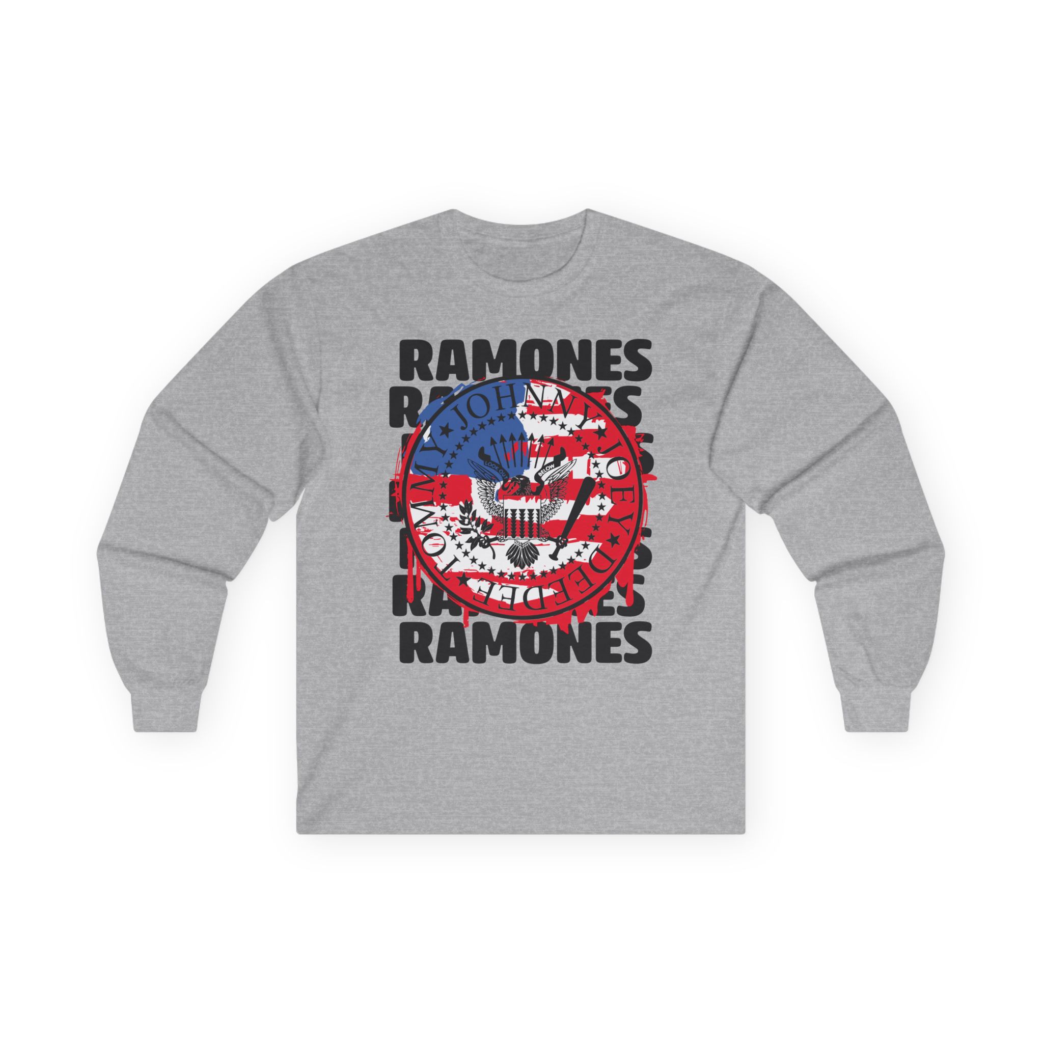 Ramones US Flag Unisex Ultra Cotton Long Sleeve Tee
