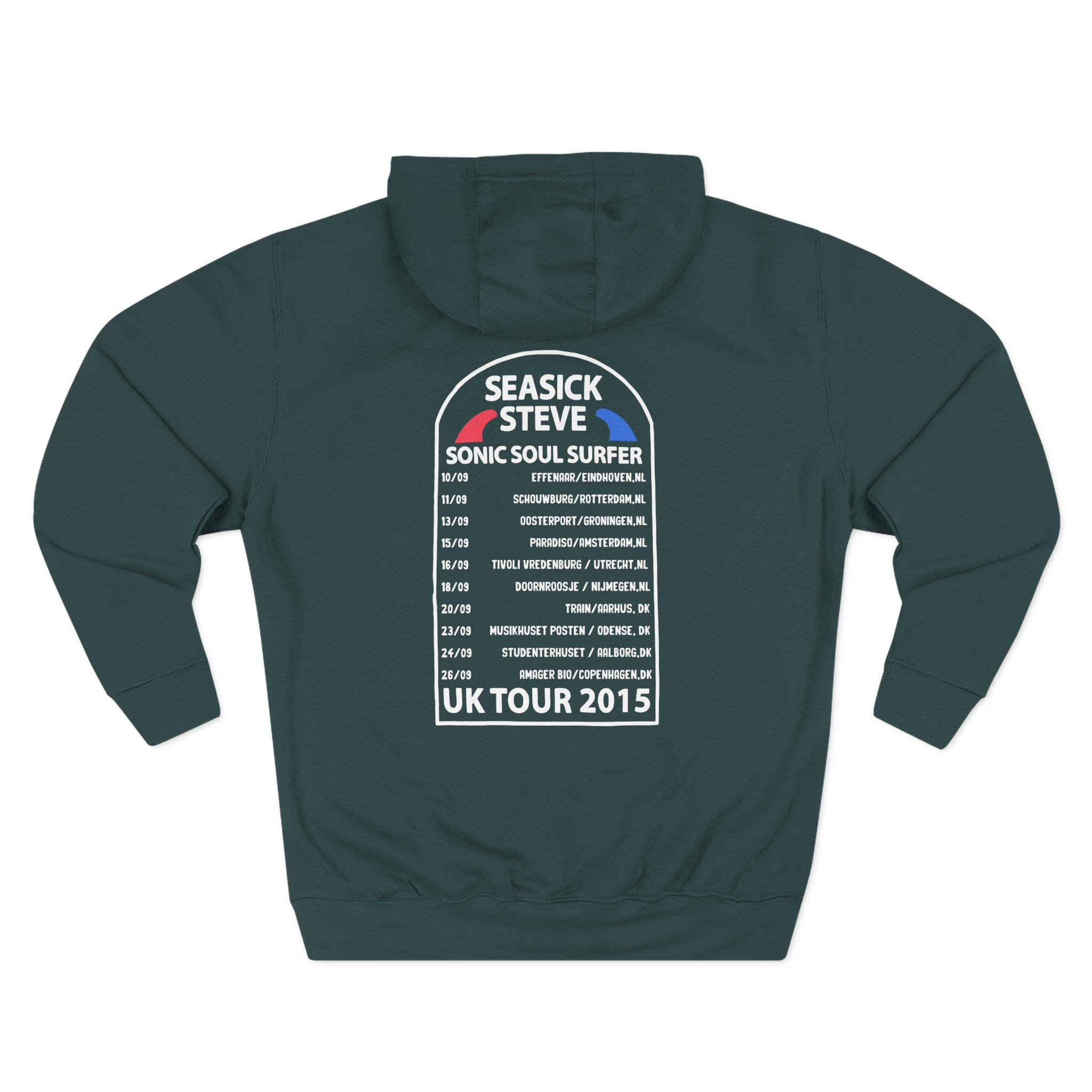 Seasick Steve Sonic Soul Surfer Three-Panel Fleece Hoodie
