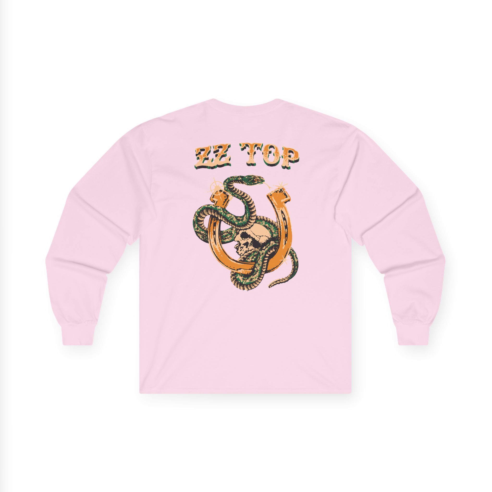 ZZ Top Snake Skull Unisex Ultra Cotton Long Sleeve Tee