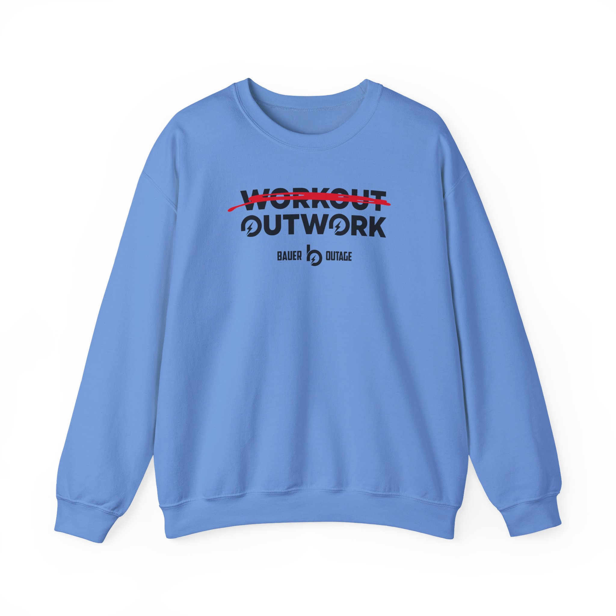 Trevor Bauer Outwork Workout Unisex Heavy Blendâ„¢ Crewneck Sweatshirt