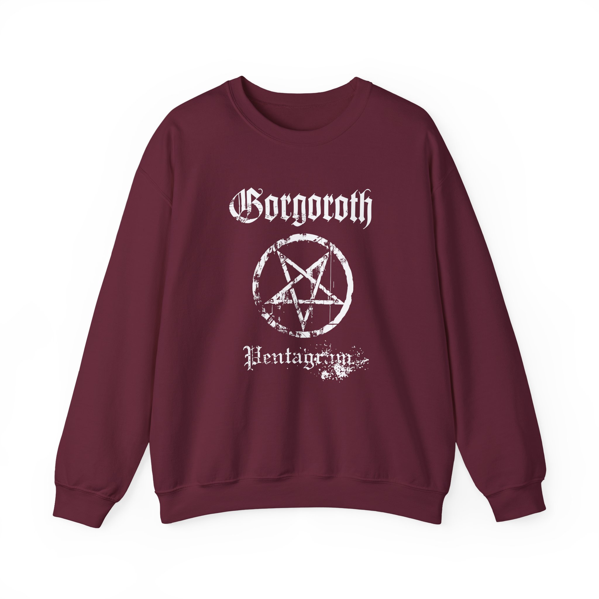 Gorgoroth Pentagram Unisex Heavy Blendâ„¢ Crewneck Sweatshirt