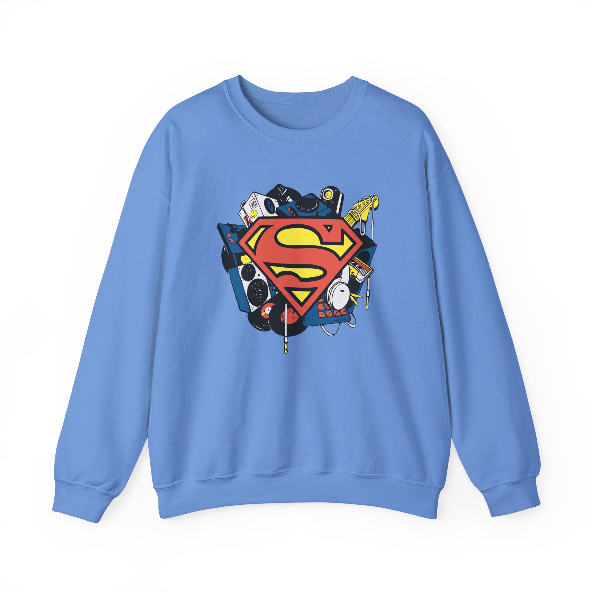 Kaskade X Superman Musician Unisex Heavy Blendâ„¢ Crewneck Sweatshirt