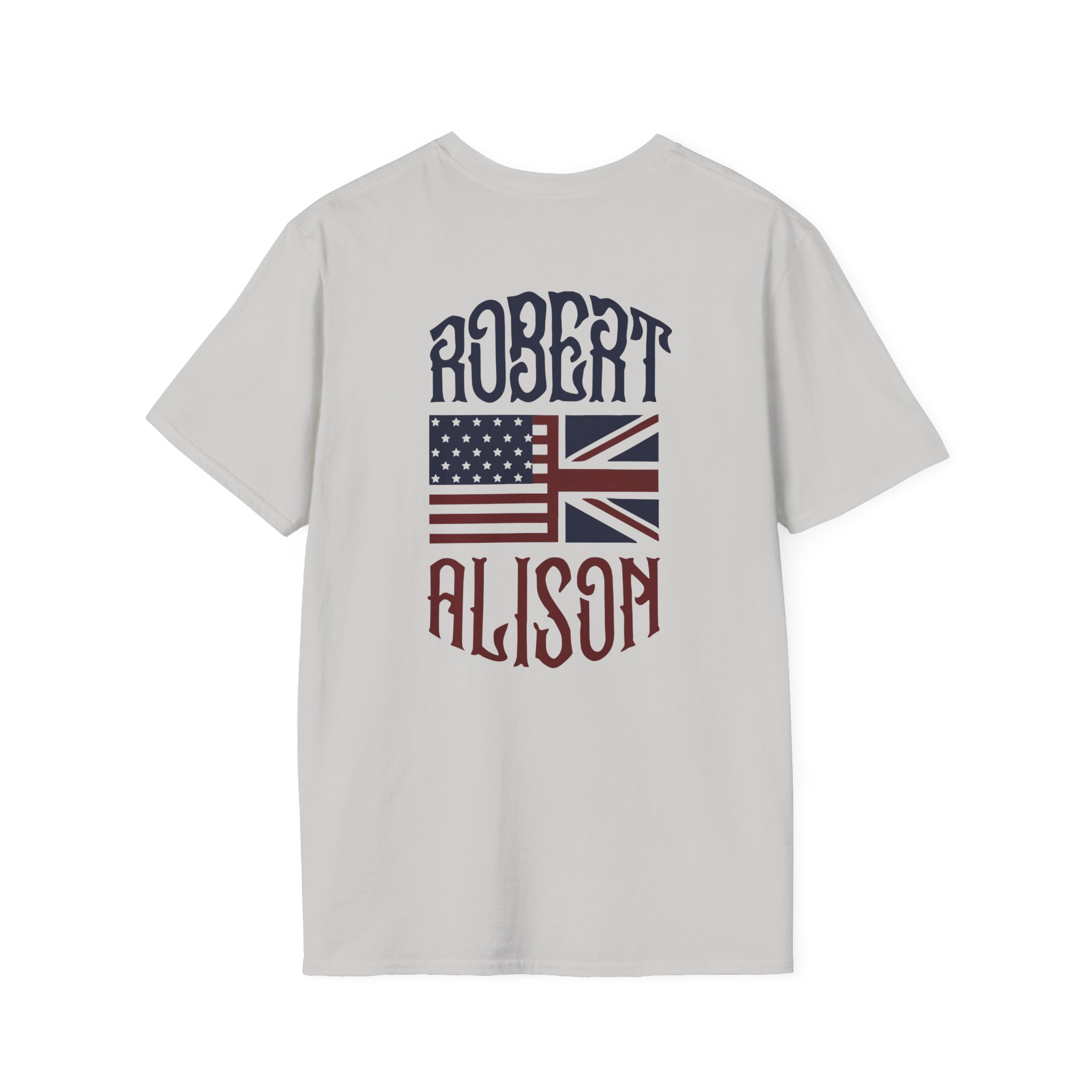Robert Plant Inflated Type Unisex Softstyle T-Shirt