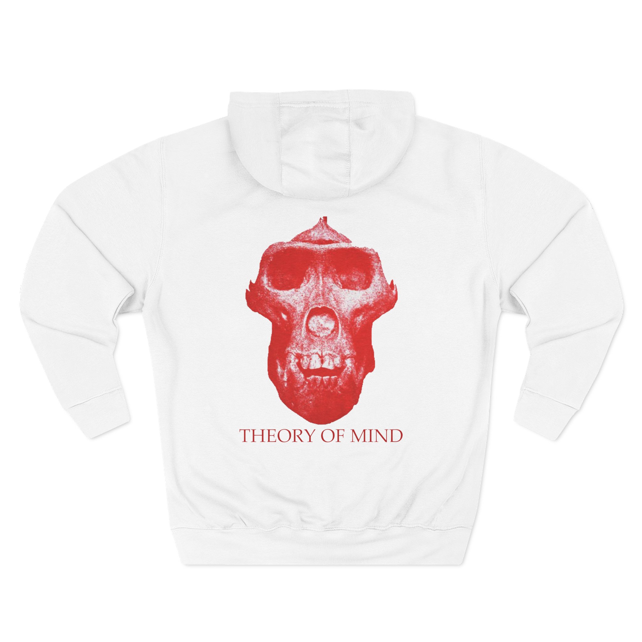 Kublai Khan - Monkey Skull Three-Panel Fleece Hoodie