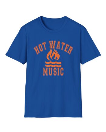 Hot Water Music College Flame Unisex Softstyle T-Shirt