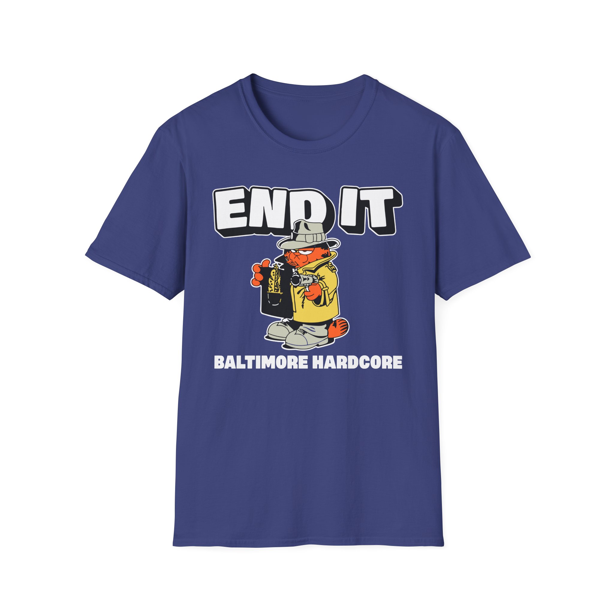 End It Baltimore Hardcore Unisex Softstyle T-Shirt