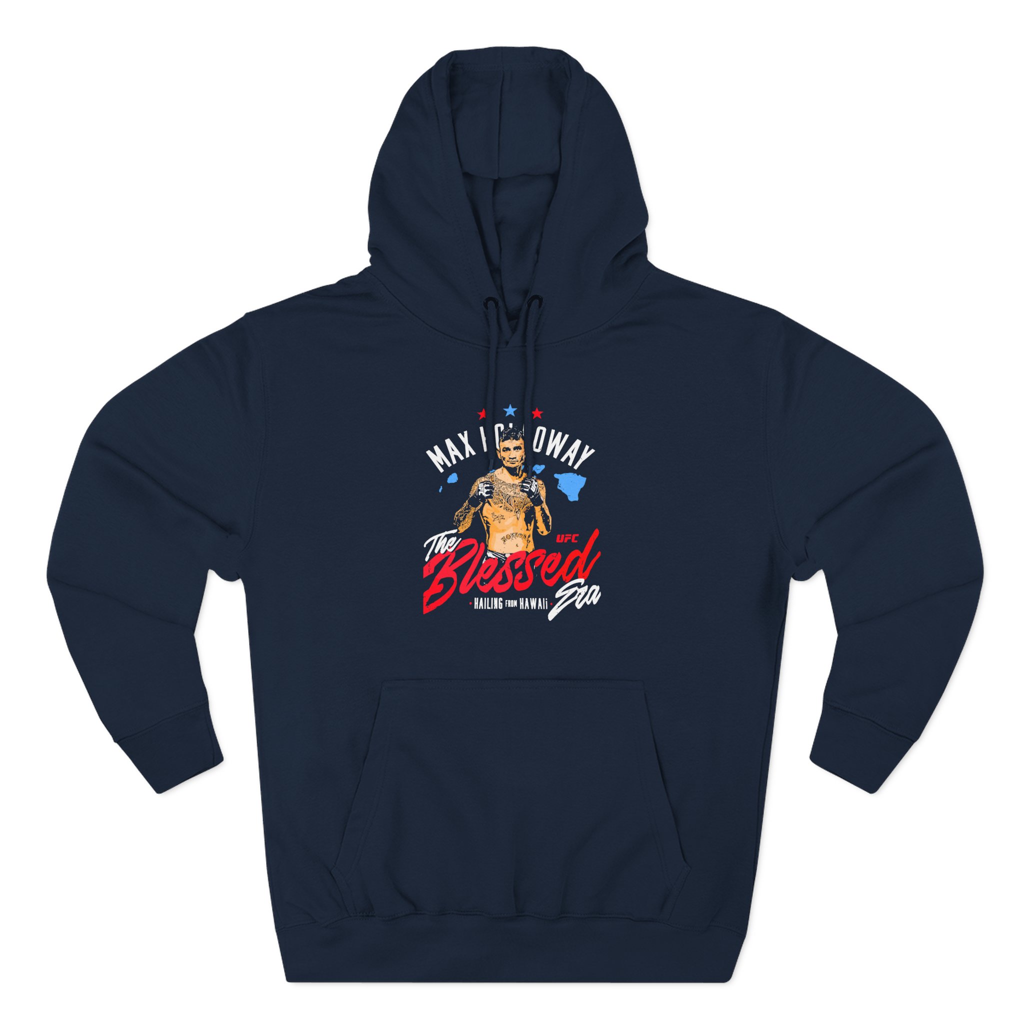 Max Holloway Blessed Three-Panel Fleece Hoodie