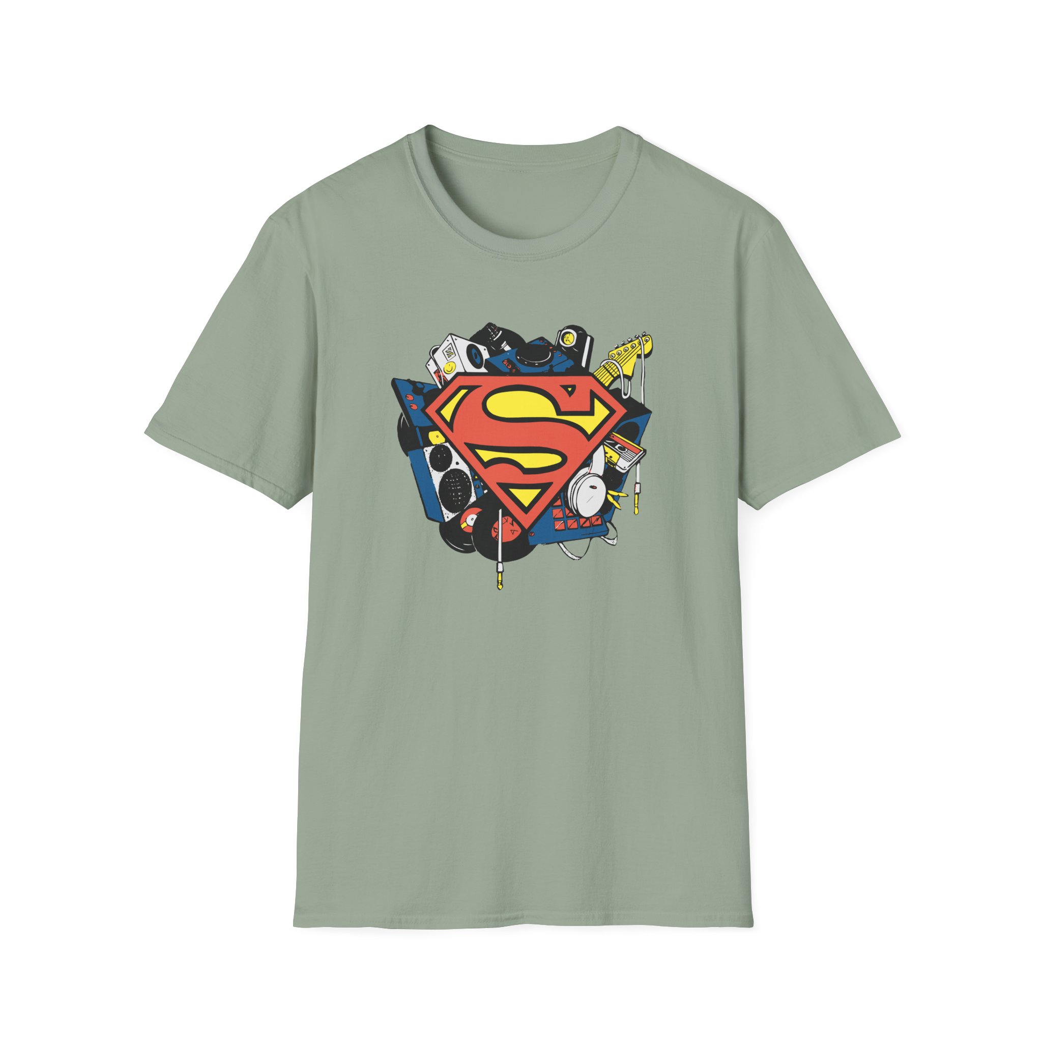 Kaskade X Superman Musician Unisex Softstyle T-Shirt