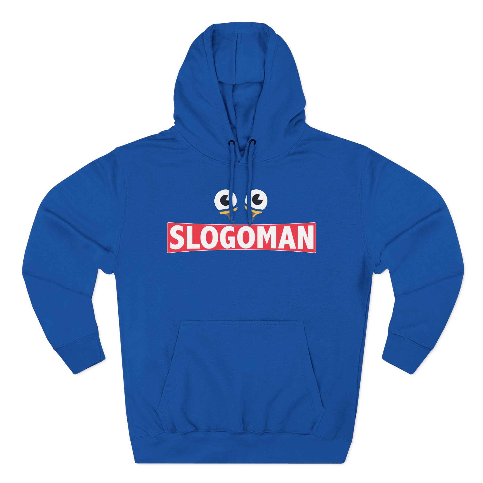Slogoman Three-Panel Fleece Hoodie