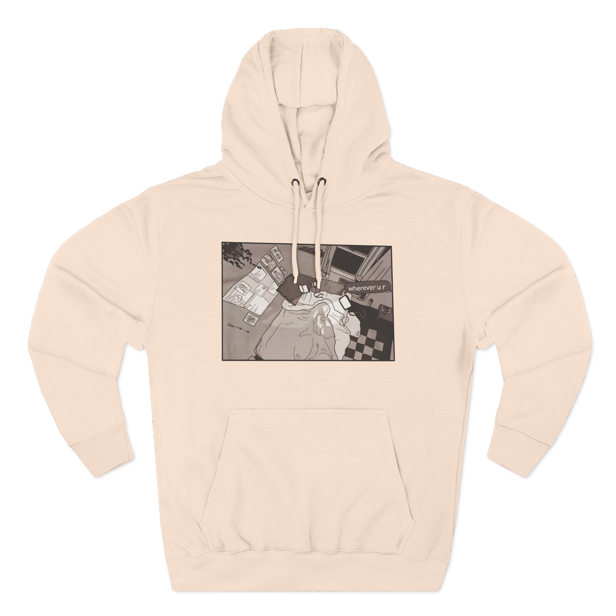 Umi Three-Panel Fleece Hoodie