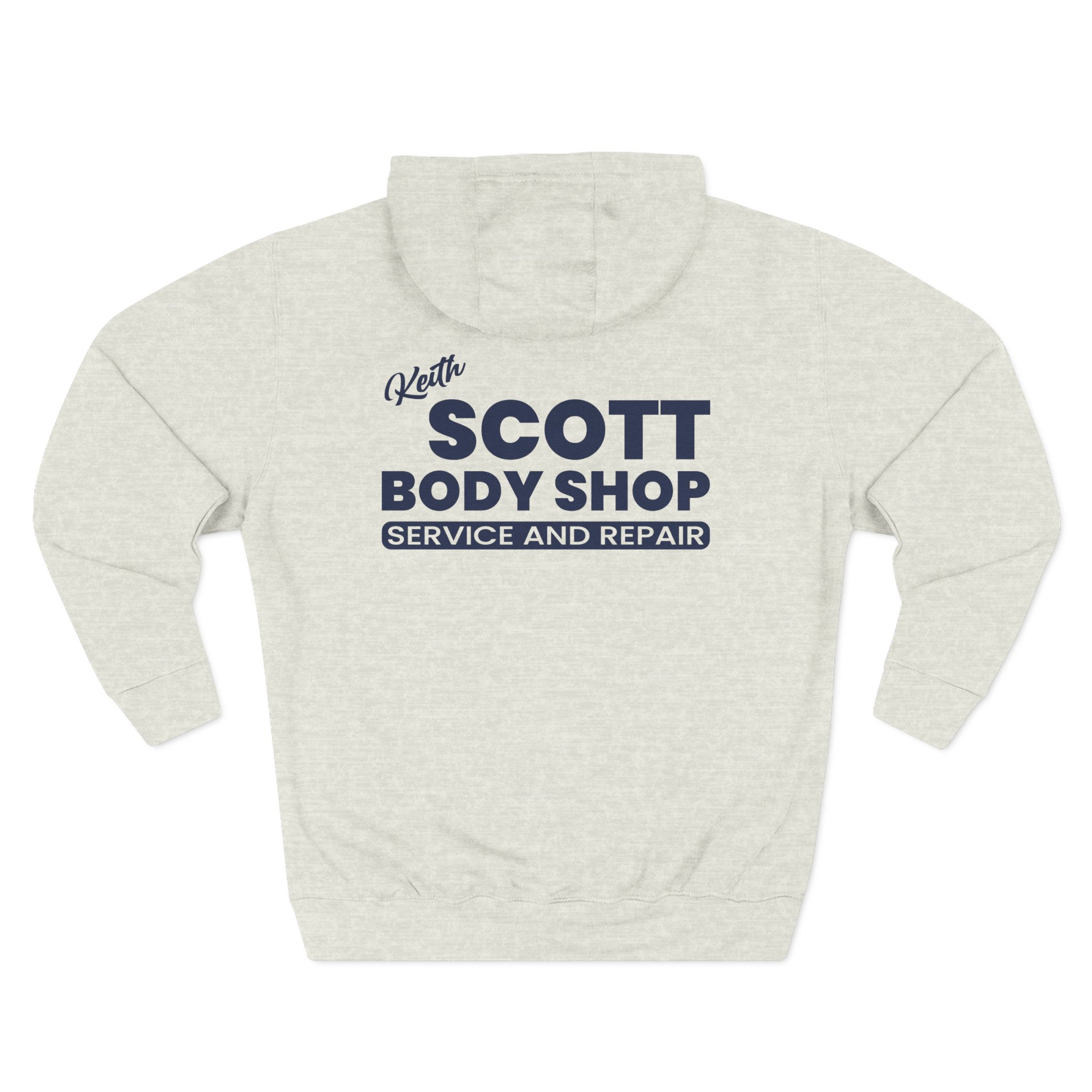 Keith Scott Body Shop One Tree Hill Three-Panel Fleece Hoodie