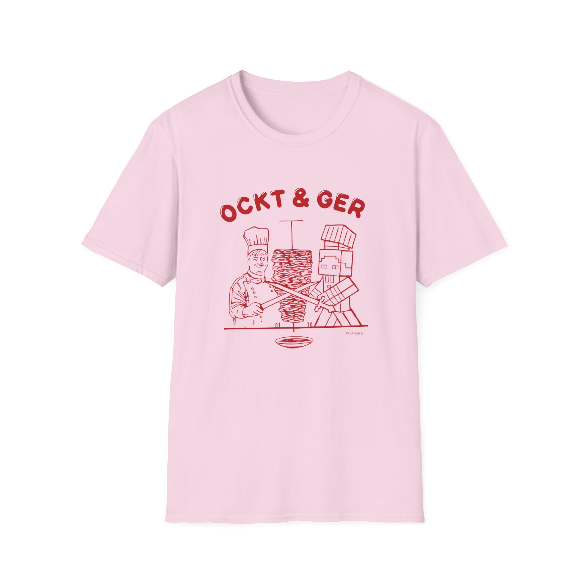 Papaplatte OCKT & GER Unisex Softstyle T-Shirt