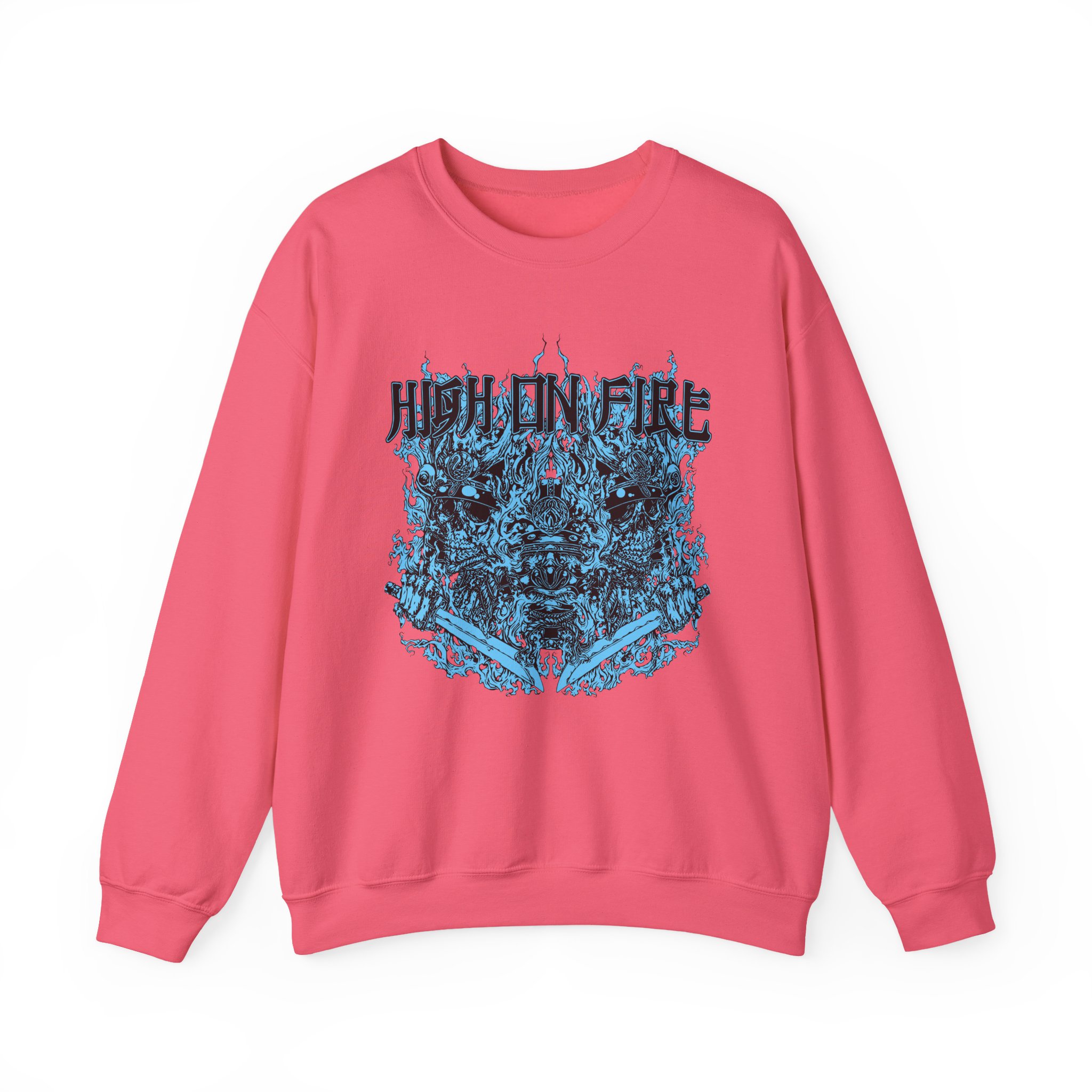 High on Fire Bastard Samurai Unisex Heavy Blendâ„¢ Crewneck Sweatshirt