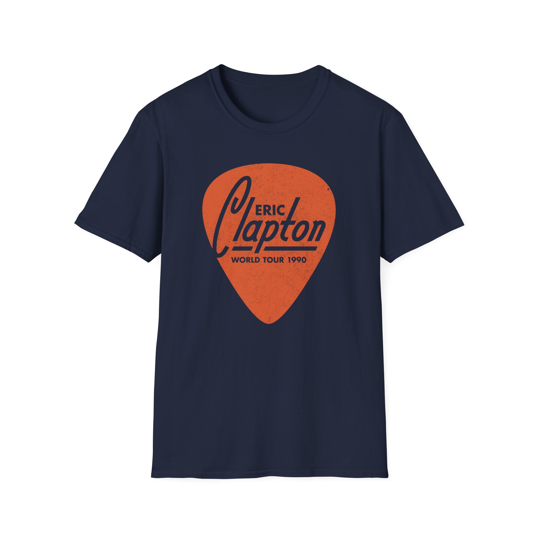 Eric Clapton Guitar Pick Unisex Softstyle T-Shirt
