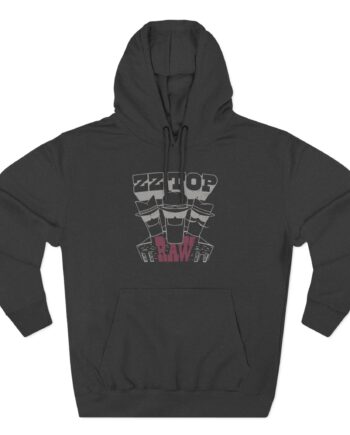 ZZ Top Raw Three-Panel Fleece Hoodie